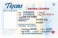 texas drivers license barcode format